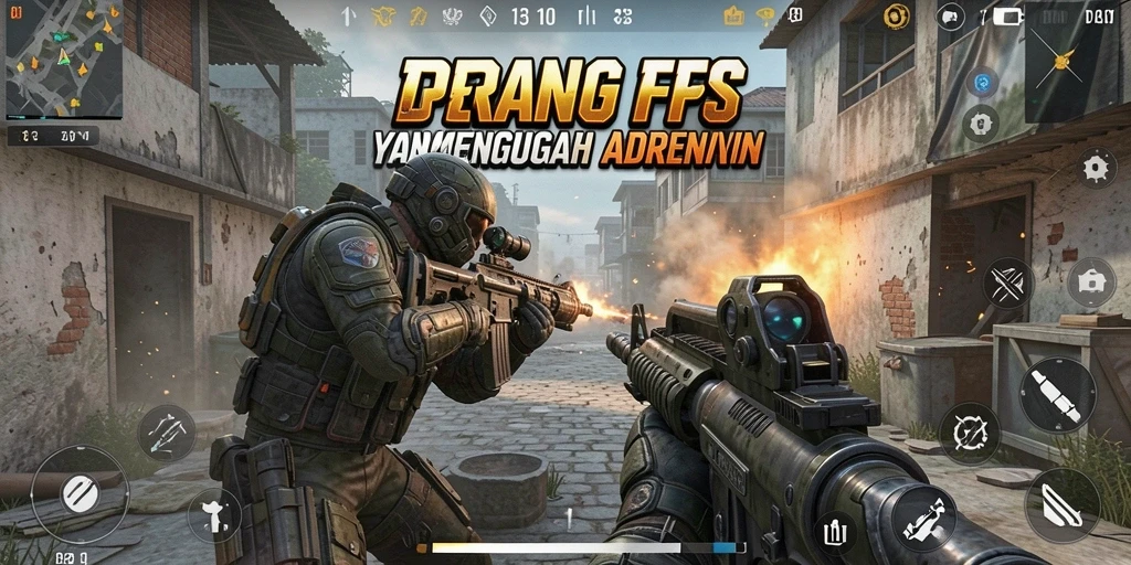 Screenshot gameplay DAM88 menampilkan pertempuran intens dalam lingkungan yang realistis.