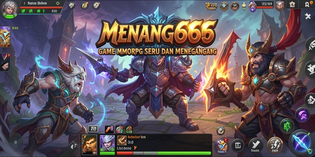 Gameplay seru MENANG666 dalam dunia MMORPG yang mendebarkan.