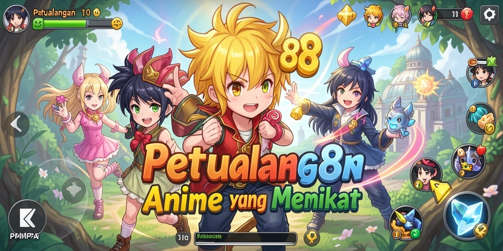 Screenshot gameplay POMPA88 menampilkan momen pertarungan yang epik.