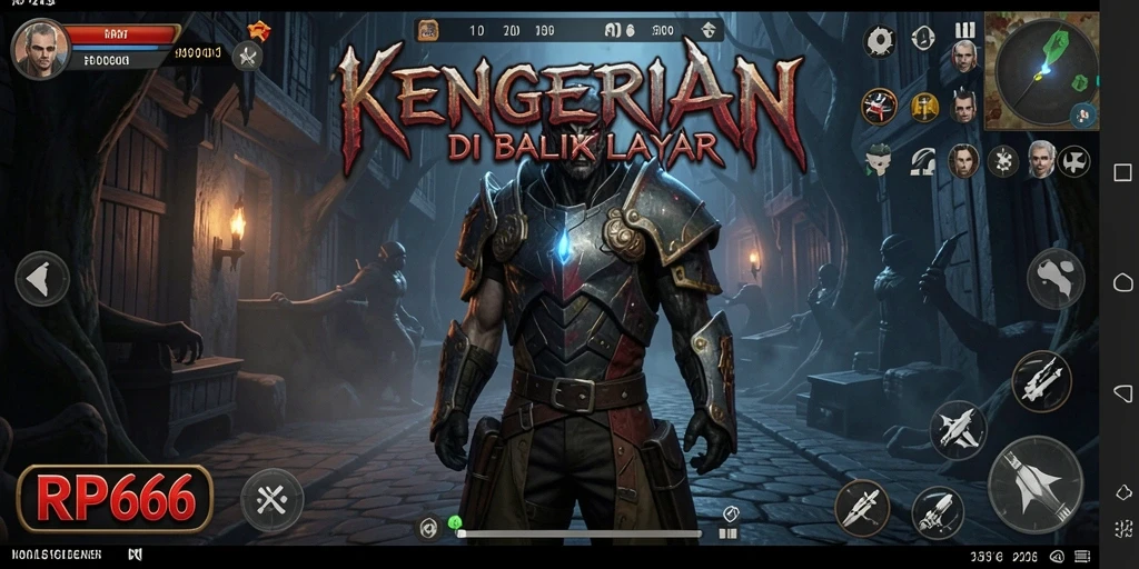 Gameplay seram di dunia penuh kegelapan dan misteri.